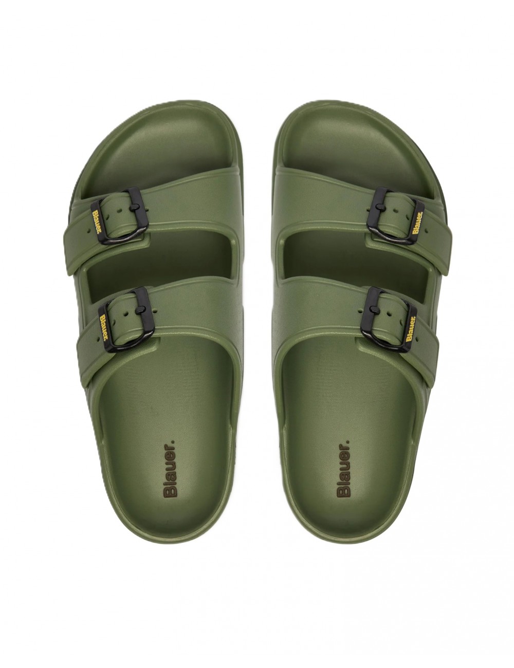 ciabatte blauer UOMO MILITARY GREEN - S6HOLLEY02/EVA vista superiore