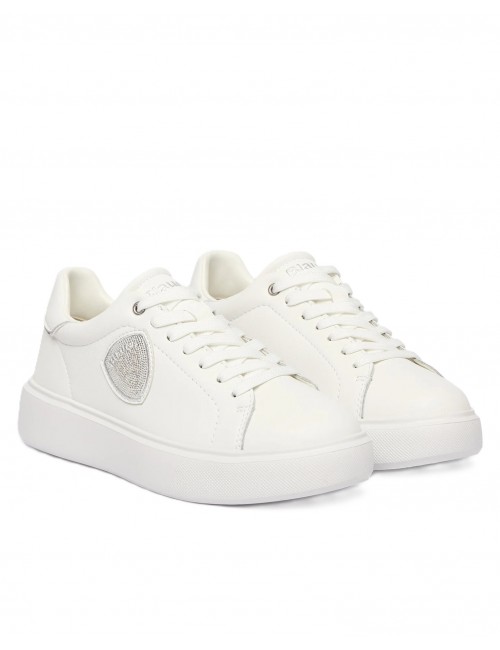 scarpe blauer DONNA WHITE - S6VENUS01/LEA vista frontale