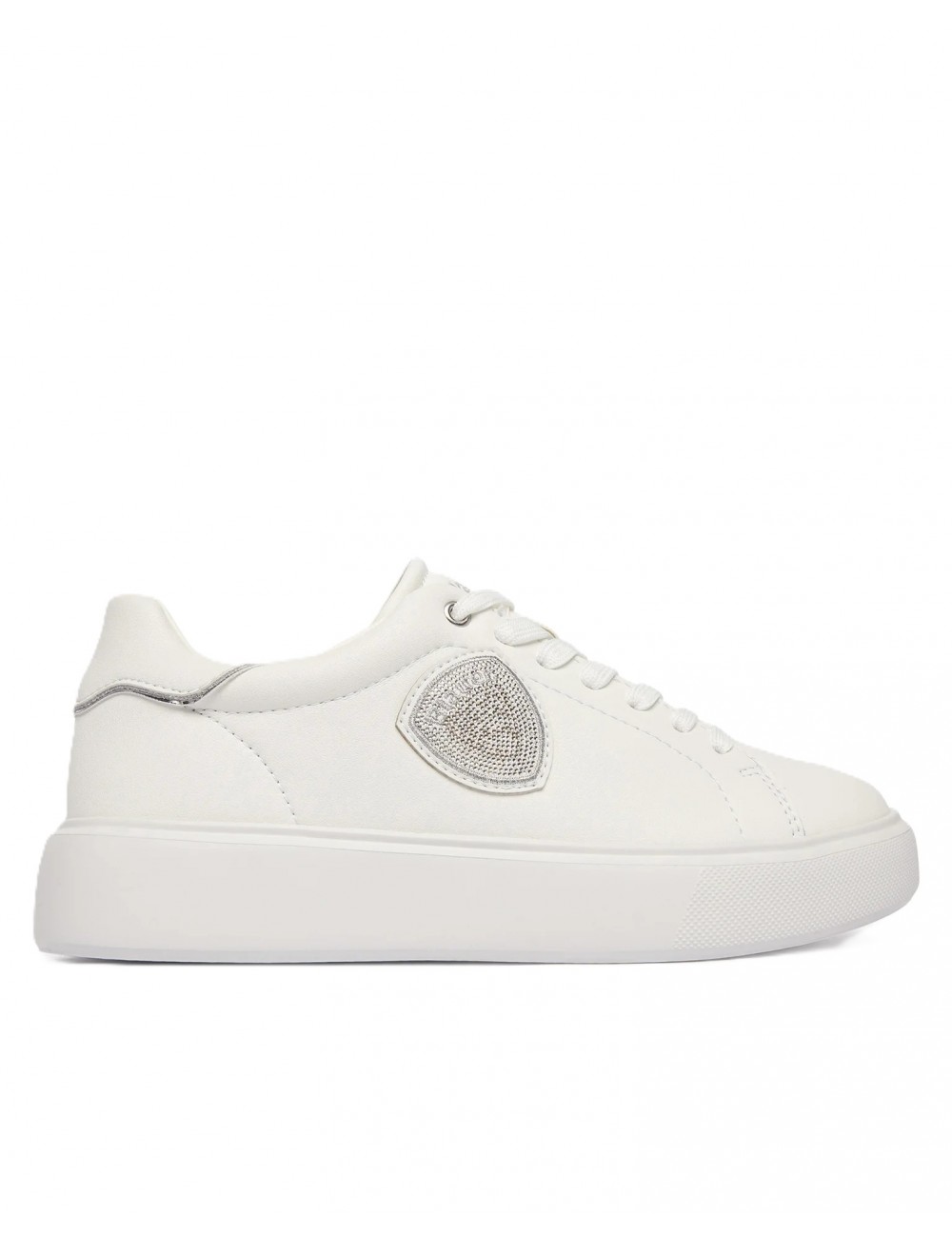 scarpe blauer DONNA WHITE - S6VENUS01/LEA vista laterale