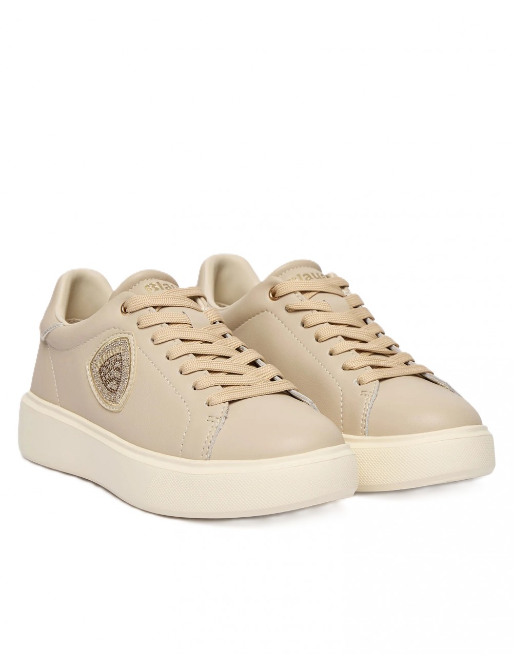 scarpe blauer DONNA TORTORA TAUPE - S6VENUS01/LEA vista laterale