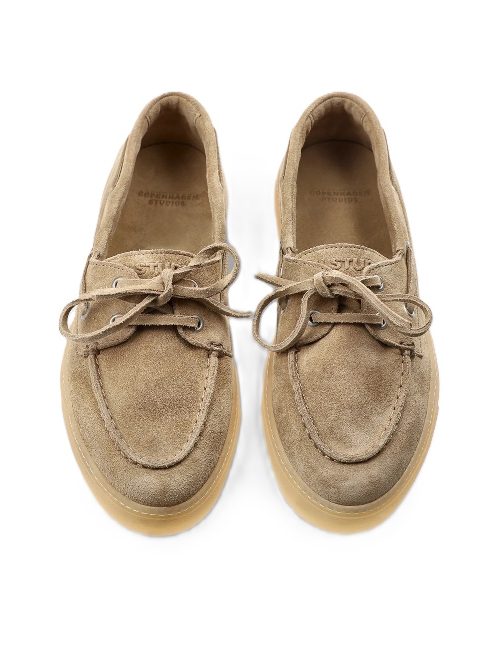 mocassini copenhagen DONNA BEIGE SAND/CREAM - CPH160 vista superiore