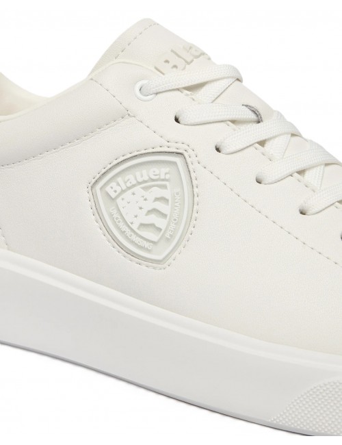 scarpe blauer UOMO WHITE - S6BUCK07/LEA vista dettaglio