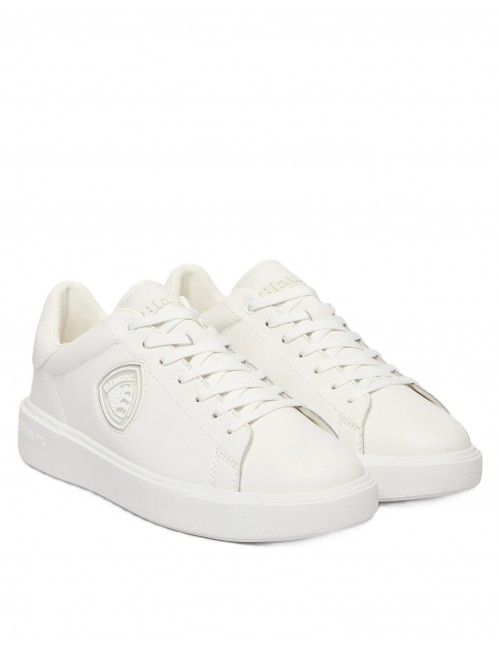scarpe blauer UOMO WHITE - S6BUCK07/LEA vista superiore