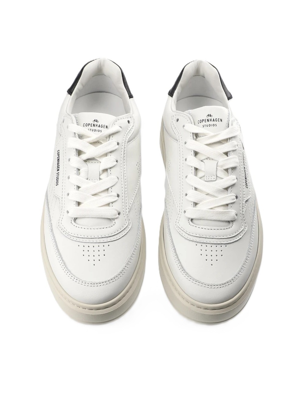 scarpe copenhagen UOMO WHITE/BLACK - CPH89M vista superiore