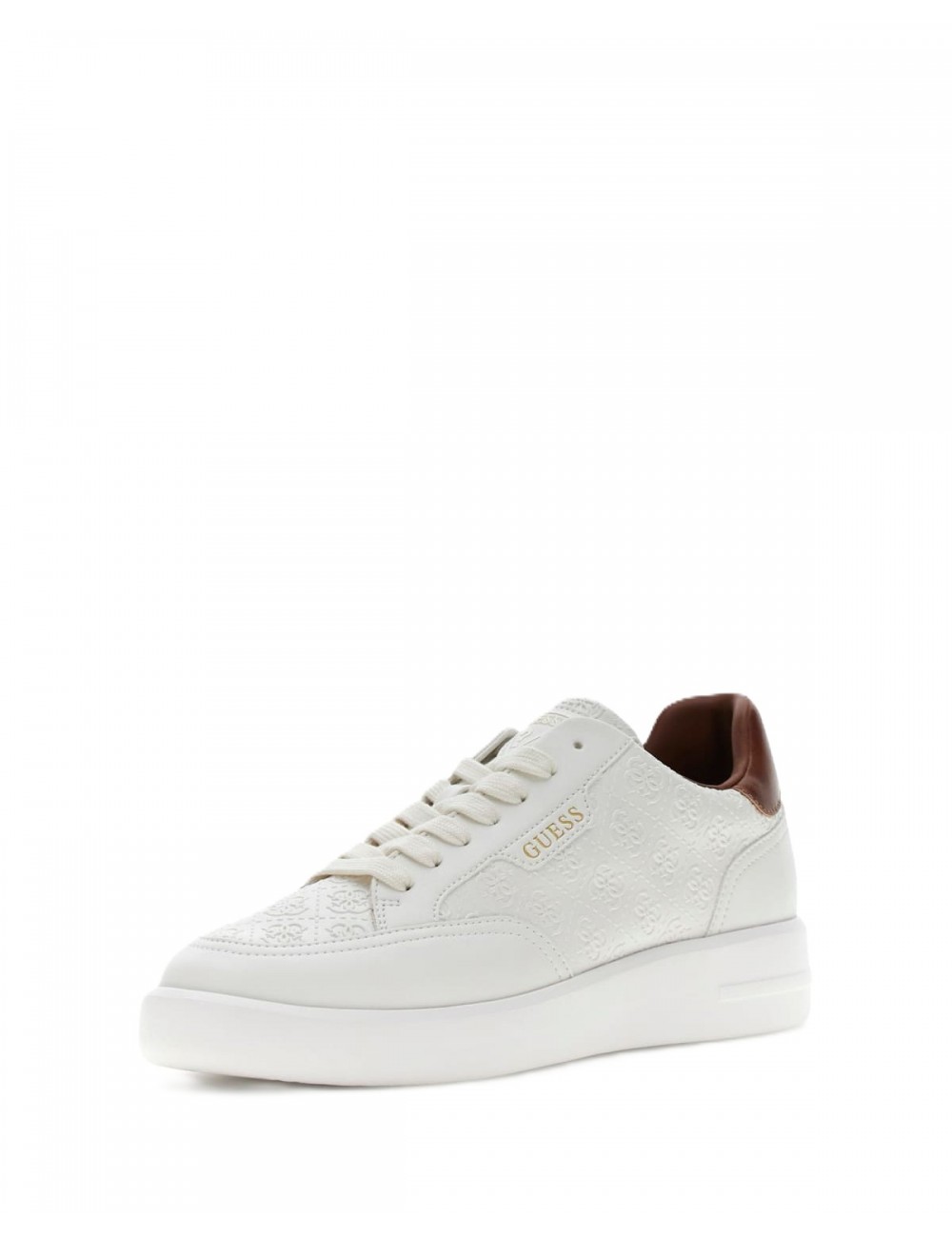 scarpe guess UOMO WHITE - FMJYU2FAP12 vista laterale