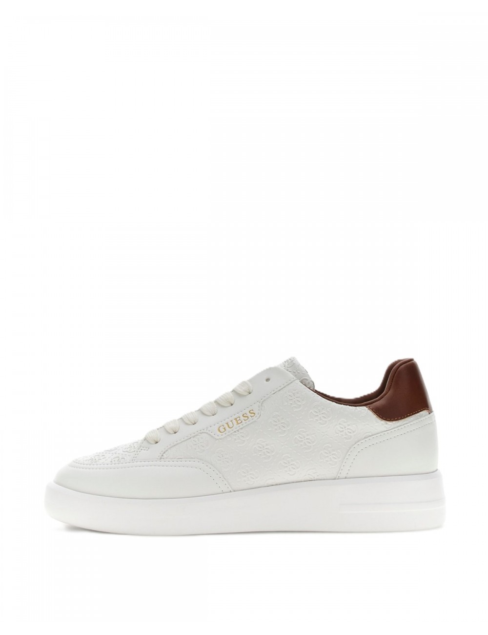 scarpe guess UOMO WHITE - FMJYU2FAP12 vista laterale