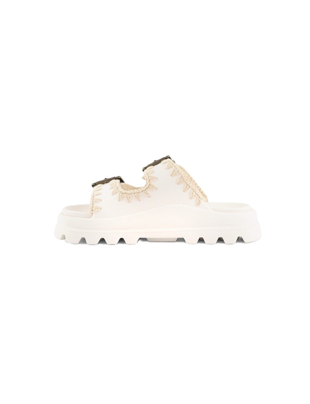 ciabatte mou DONNA BIANCHE WHI - MU.SW661001N vista laterale 2