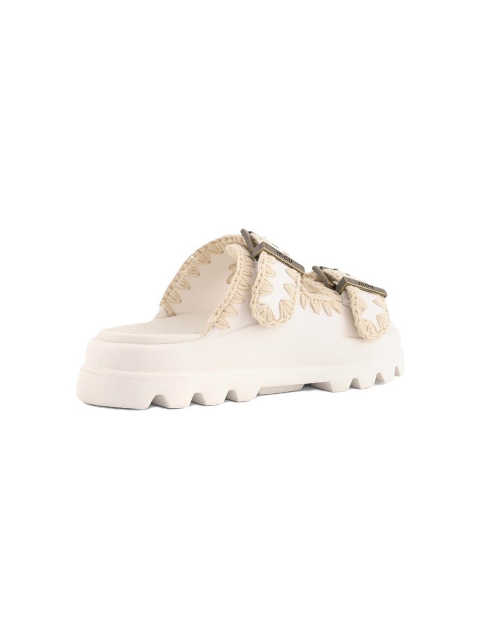 ciabatte mou DONNA BIANCHE WHI - MU.SW661001N vista posteriore
