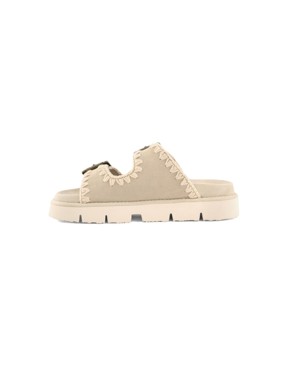 sandali mou DONNA GRIGIO CHIARO CHLK - MU.SW461005A vista laterale 2