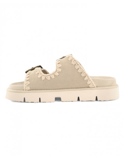 sandali mou DONNA GRIGIO CHIARO CHLK - MU.SW461005A vista laterale 2