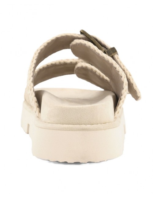 sandali mou DONNA GRIGIO CHIARO CHLK - MU.SW461005A vista posteriore 2