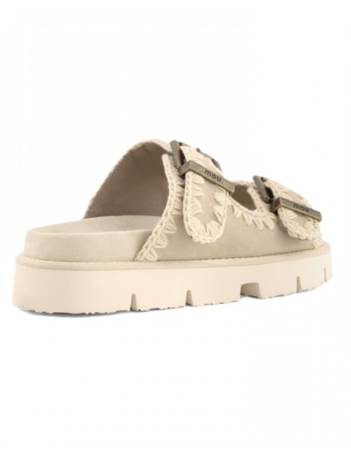 sandali mou DONNA GRIGIO CHIARO CHLK - MU.SW461005A vista posteriore