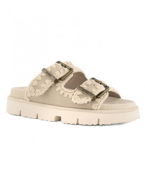 sandali mou DONNA GRIGIO CHIARO CHLK - MU.SW461005A vista frontale