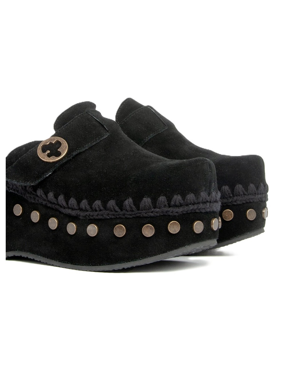 sabot mou DONNA NERE BKBK - MU.SW611001A vista laterale