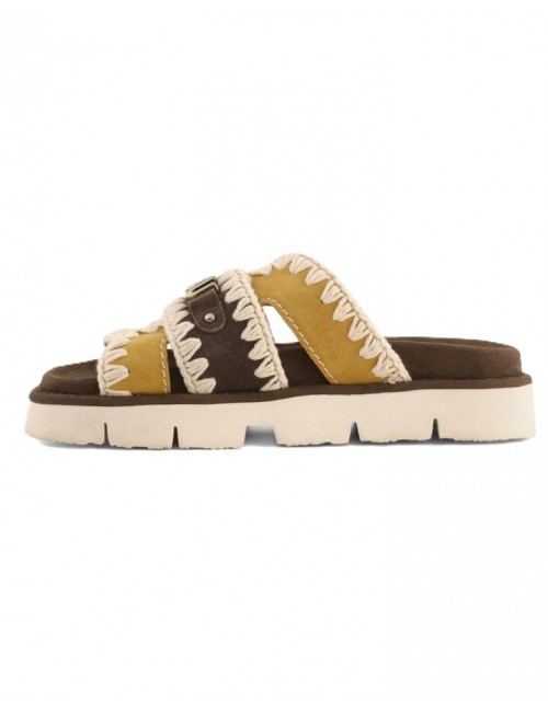 sandali mou DONNA MARRONI DPBRO - MU.SW461014A vista laterale 2