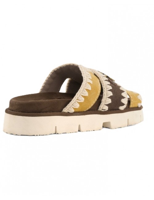 sandali mou DONNA MARRONI DPBRO - MU.SW461014A vista posteriore
