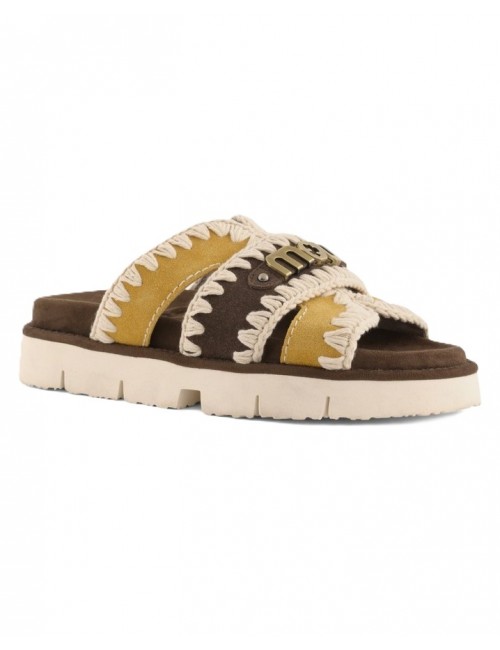sandali mou DONNA MARRONI DPBRO - MU.SW461014A vista frontale