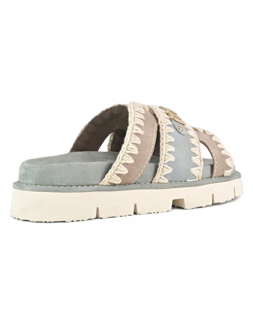 sandali mou DONNA VERDE MENTA TEA - MU.SW461014A vista posteriore