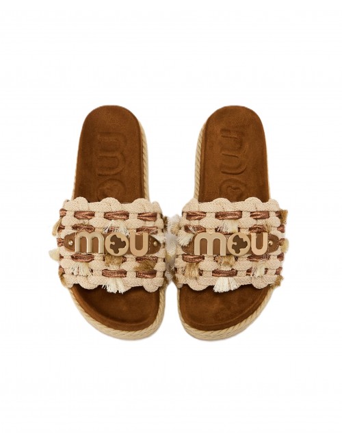 sandali mou DONNA BEIGE BEI - MU.SW451008K vista superiore