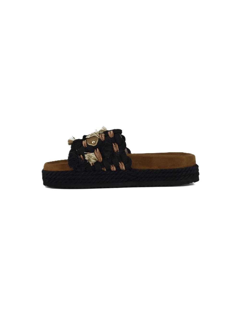 sandali mou DONNA NERI BLA - MU.SW451008K vista laterale 2
