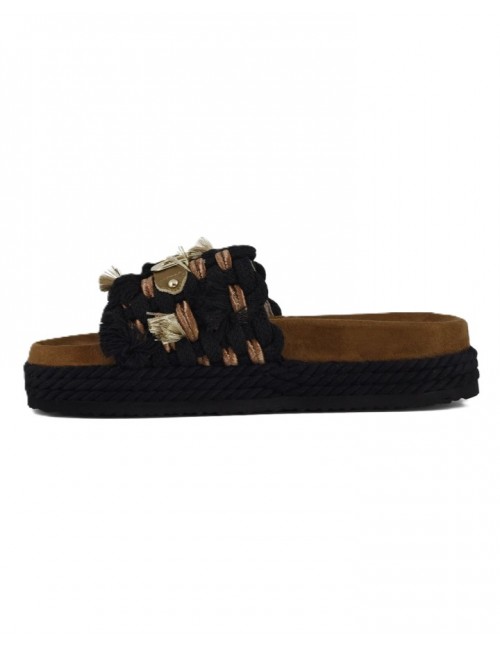 sandali mou DONNA NERI BLA - MU.SW451008K vista laterale 2