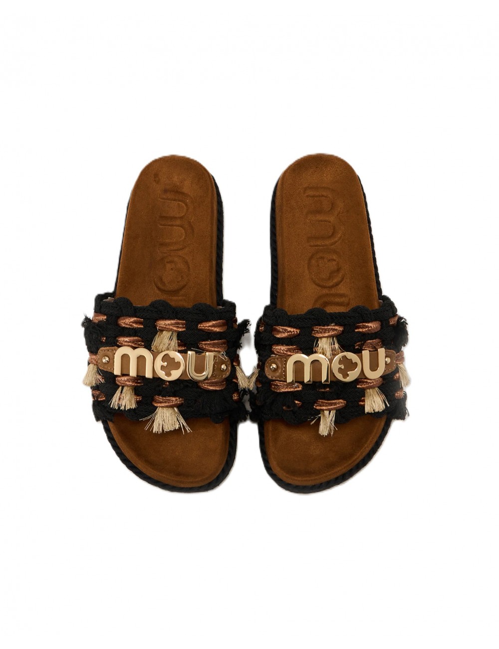 sandali mou DONNA NERI BLA - MU.SW451008K vista superiore
