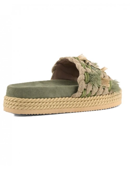 sandali mou DONNA VERDE OLI - MU.SW451008K vista posteriore