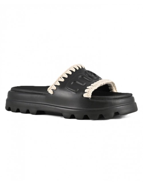 ciabatte mou DONNA NERE BKWH - MU.SW661000N vista frontale