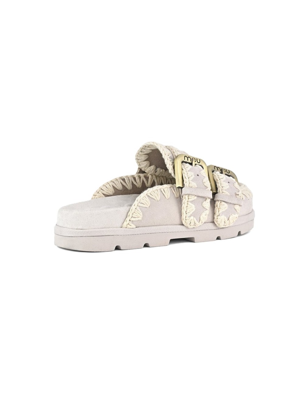 sabot mou DONNA GRIGIO CHIARO CHLK - MU.SW631003A vista posteriore