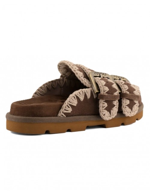 SABOT MOU DONNA MARRONI DPBRO - MU.SW631003A vista posteriore
