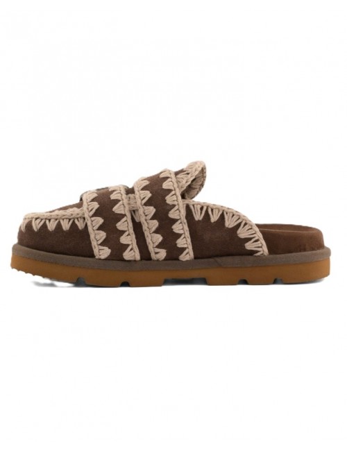 SABOT MOU DONNA MARRONI DPBRO - MU.SW631003A vista laterale 2