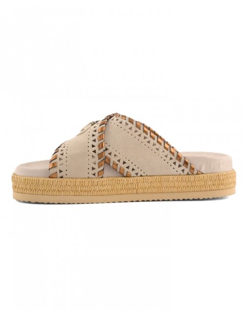 sandali mou DONNA GRIGIO CHIARO CHLK - MU.SW451013A vista laterale 2