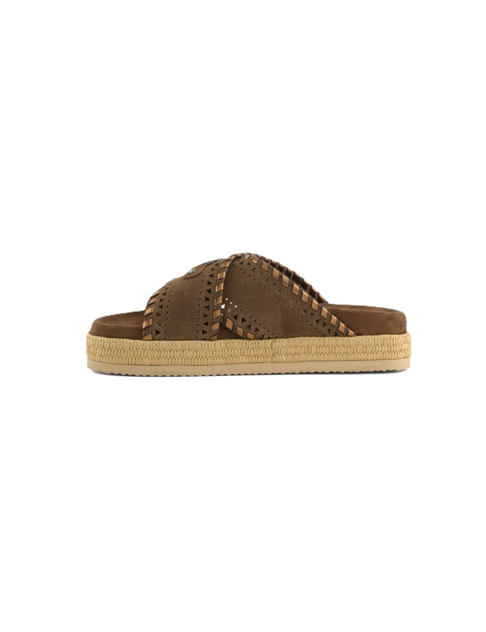 sandali mou DONNA MARRONI NUTBR - MU.SW451013A vista laterale 2