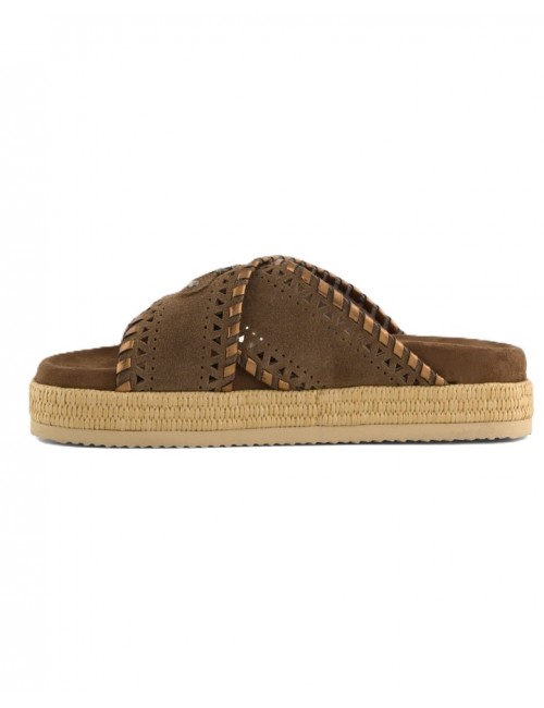 sandali mou DONNA MARRONI NUTBR - MU.SW451013A vista laterale 2