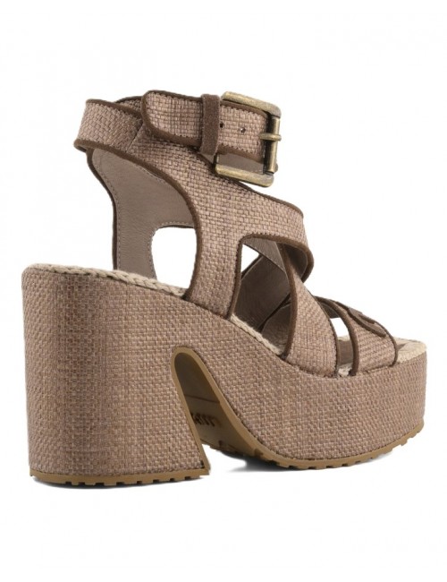 sandali mou DONNA MARRONI RDPBRO - MU.SW721000K vista posteriore