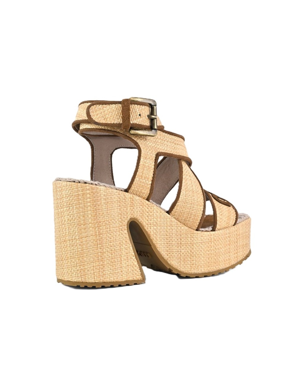 sandali mou DONNA BEIGE RNAT - MU.SW721000K vista posteriore