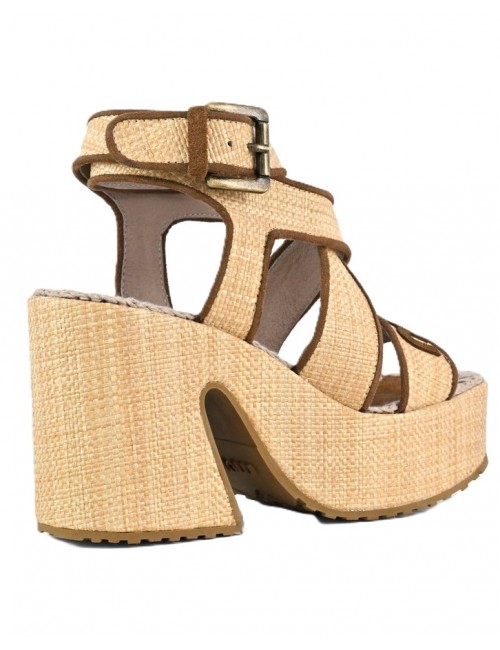 sandali mou DONNA BEIGE RNAT - MU.SW721000K vista posteriore