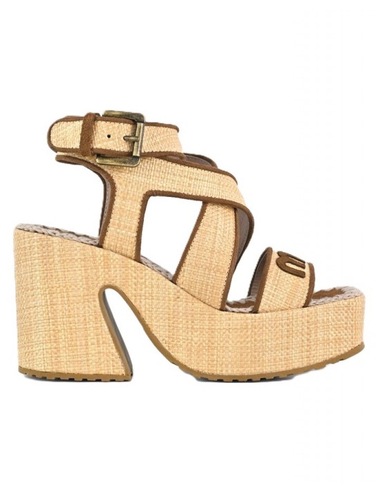 sandali mou DONNA BEIGE RNAT - MU.SW721000K vista laterale