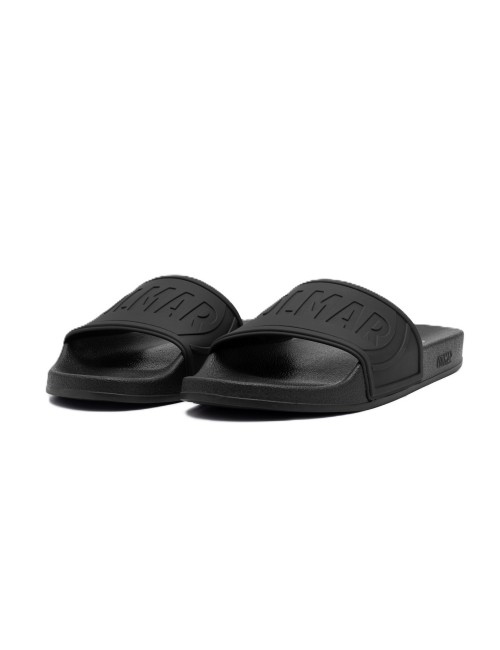 ciabatte colmar UOMO BLACK - SLIPPER LOGO 170 vista frontale