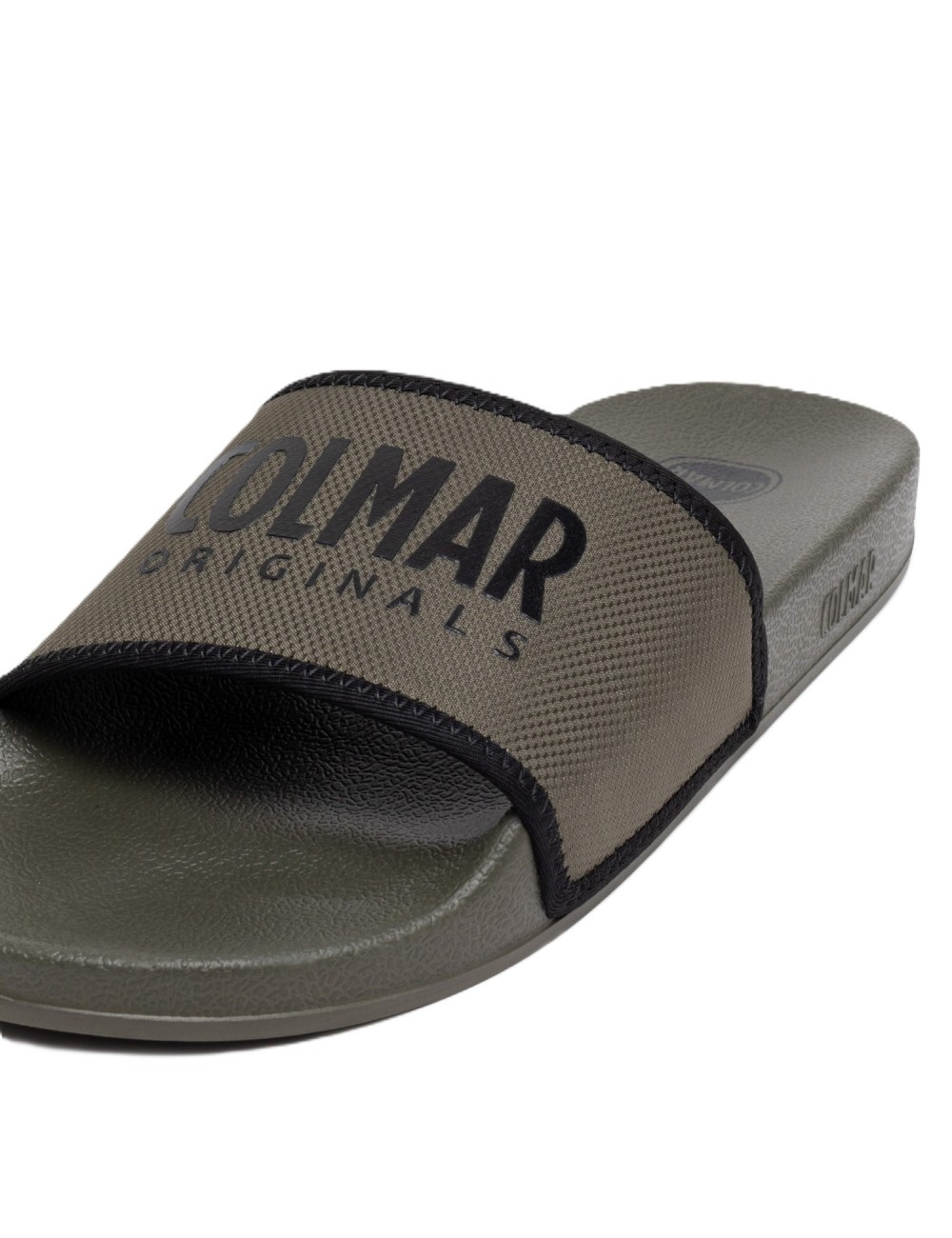 ciabatte colmar UOMO MILITARY GREEN-BLACK - SLIPPER SPLINT 173 vista dettaglio