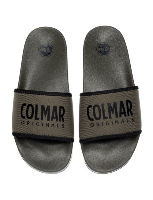 ciabatte colmar UOMO MILITARY GREEN-BLACK - SLIPPER SPLINT 173 vista superiore