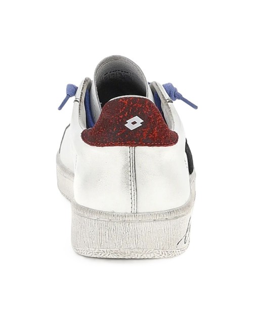scarpe lotto UOMO WHITE/ALL BLACK/TIBETAN RED - AUTOGRAPH LEGEND 1 223617 EDV vista posteriore
