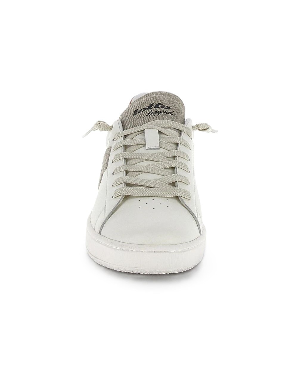 scarpe lotto UOMO WHITE/RAINY DAY/BOMBAY ORANGE - AUTOGRAPH STRIPES 221106 CD5 vista frontale 2