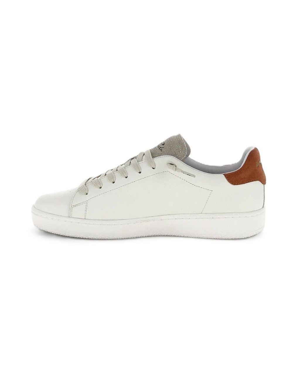 scarpe lotto UOMO WHITE/RAINY DAY/BOMBAY ORANGE - AUTOGRAPH STRIPES 221106 CD5 vista laterale 2