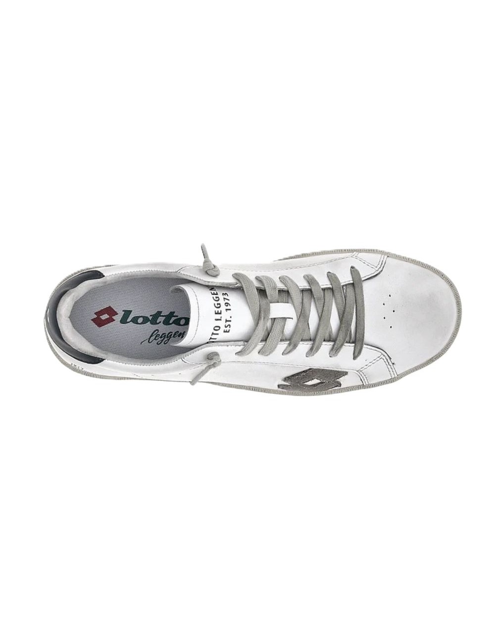 scarpe lotto UOMO WHITE/WARM GRAY 4U/ASPHALT - AUTOGRAPH LEGEND 5 223621 EDY vista superiore