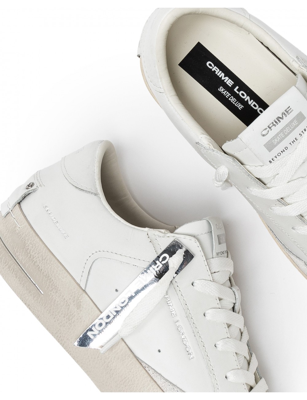 scarpe crime london UOMO BIANCHE - SKATE DELUXE - 16103PP5.10 vista superiore