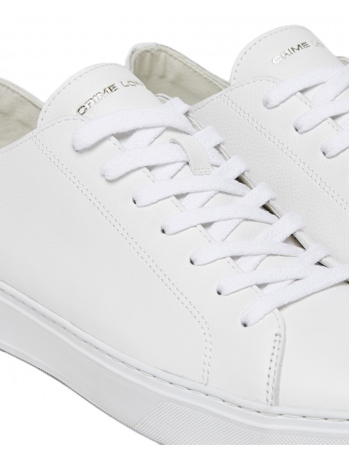 scarpe crime london UOMO BIANCHE - RAW CUT - 17650PP6.10 vista dettaglio frontale 2