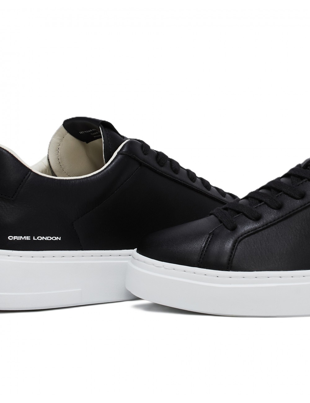 scarpe crime london UOMO NERE - EXTRALIGHT - 13471PP4.20 vista dettaglio laterale