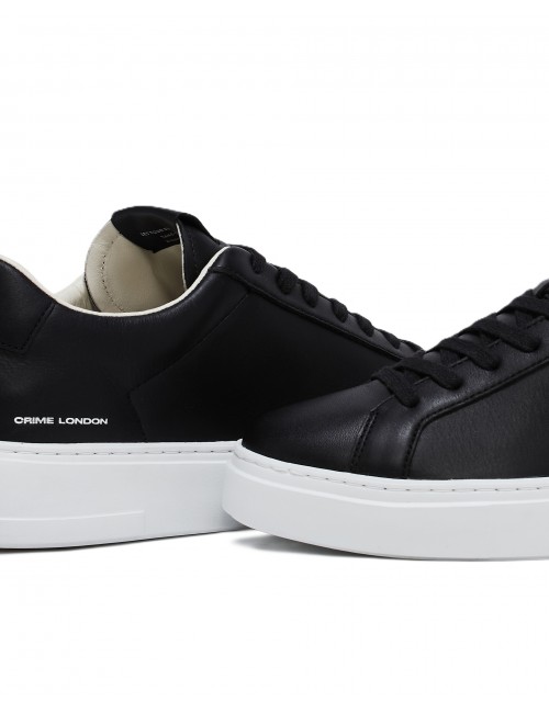 scarpe crime london UOMO NERE - EXTRALIGHT - 13471PP4.20 vista dettaglio laterale