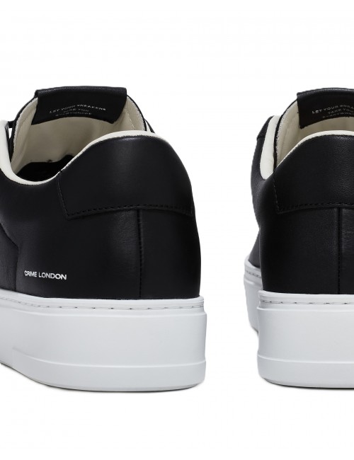 scarpe crime london UOMO NERE - EXTRALIGHT - 13471PP4.20 vista dettaglio posteriore